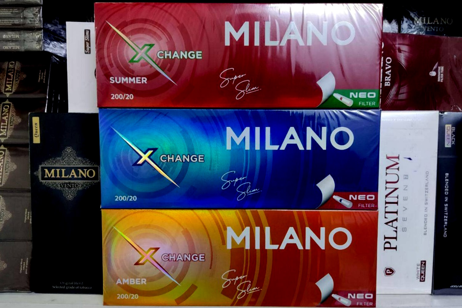 Новинка на рынке - сигареты серии Milano X-Change